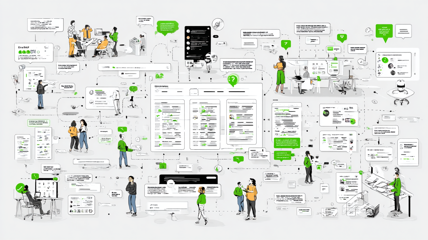 Common UX patterns and features visualization